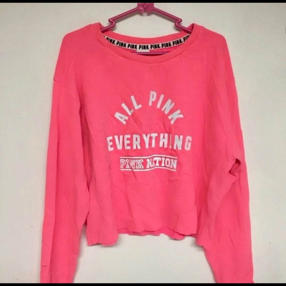 Victoria’s Secret PINK VS Cropped Sweatshirt